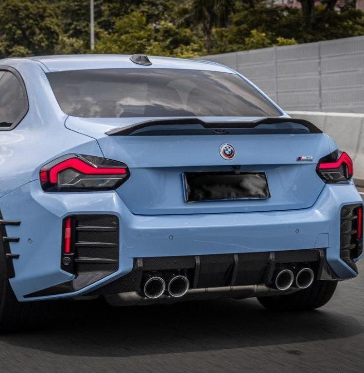 Aero Republic OE Style/Side Quad Exit Rear Diffuser for BMW M2 M2C G87 Carbon Fiber