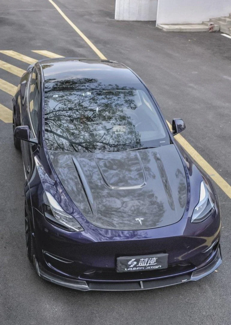 CMST Tuning V1 Hood for Tesla Model Y Performance AWD Long Range RWD Carbon Fiber / FRP