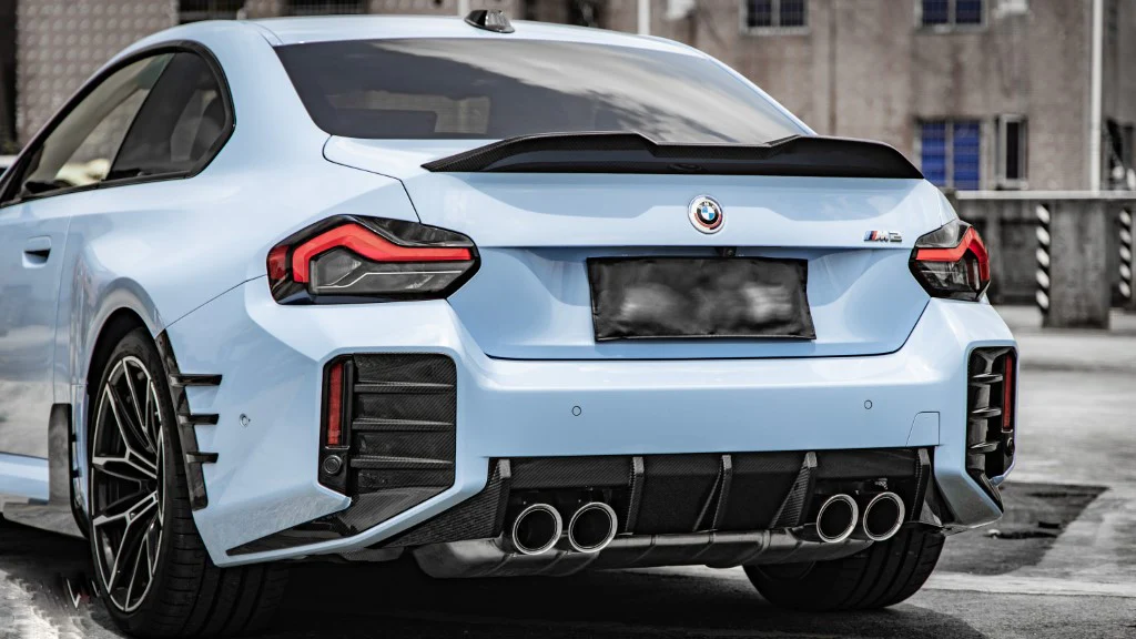 Aero Republic MP Style Rear Bumper Side Valance Trim for BMW M2 M2C G87 Carbon Fiber