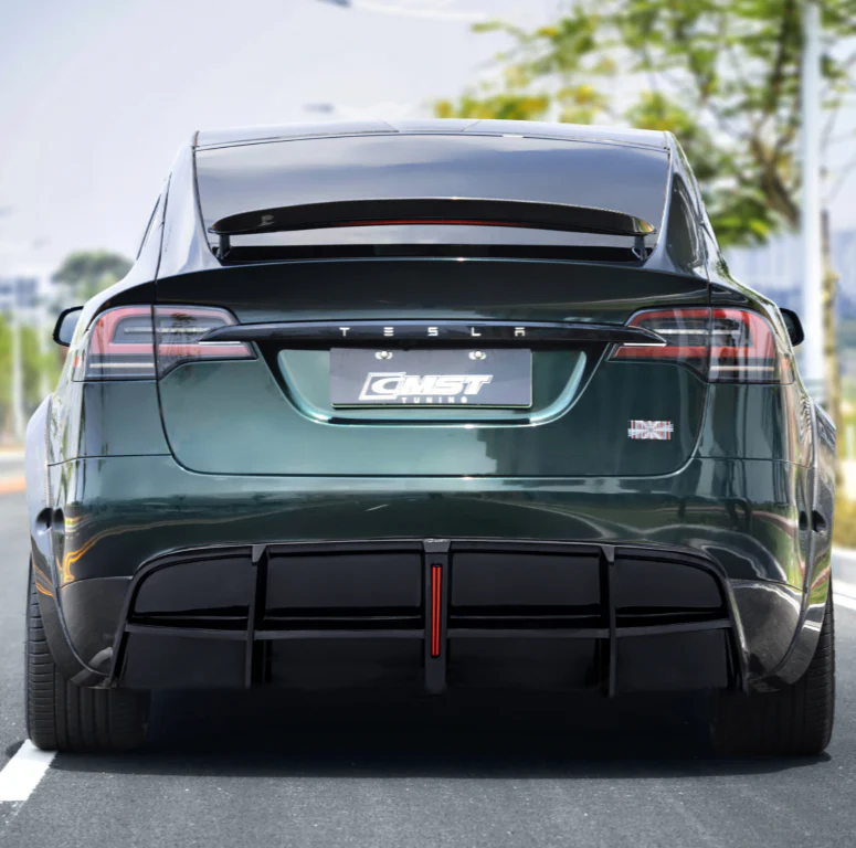 CMST Tuning V2 Rear Diffuser for Tesla Model X 2022-ON Carbon Fiber/FRP