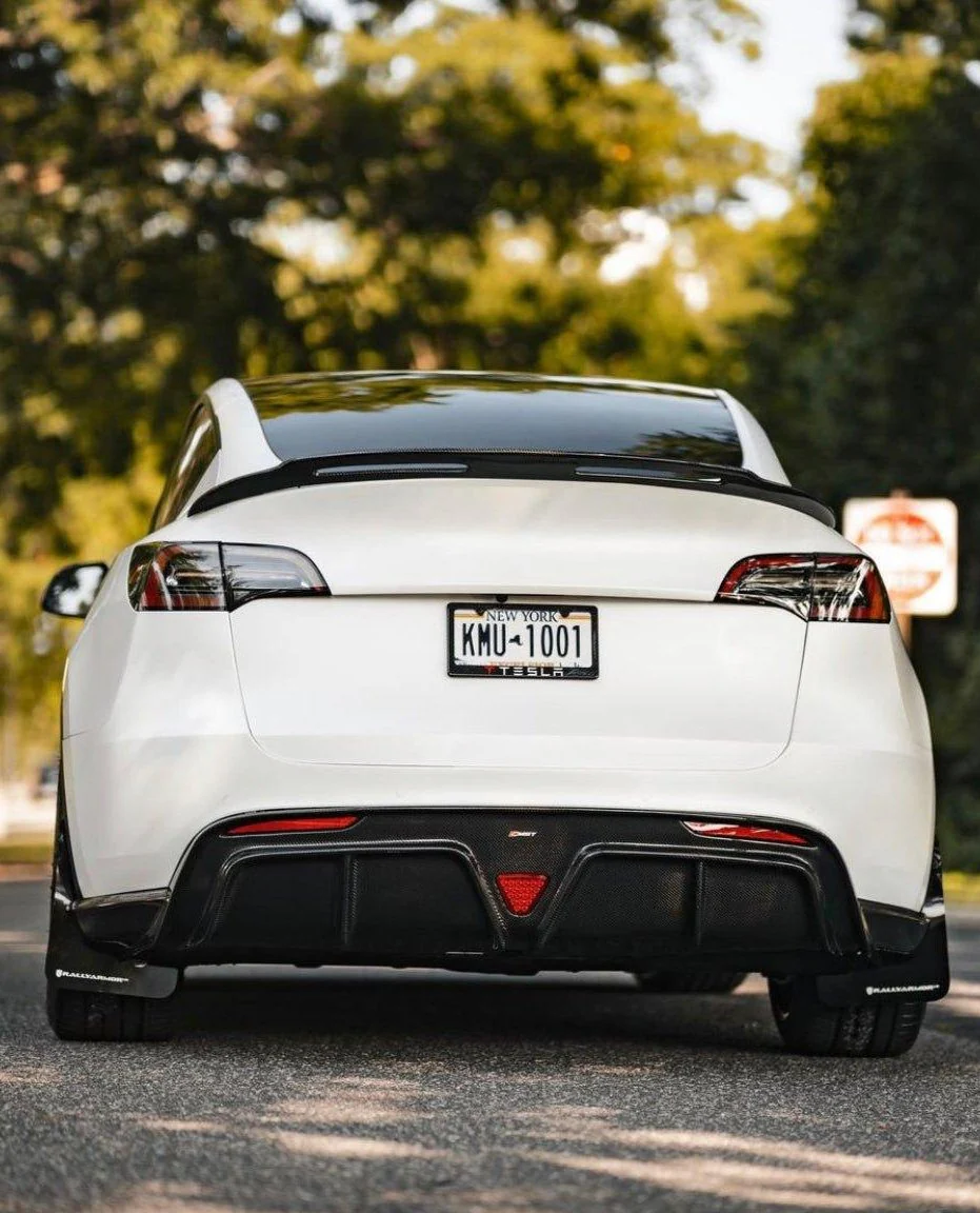 CMST Tuning V1 Rear Trunk Spoiler for Tesla Model Y Performance AWD Carbon Fiber/FRP