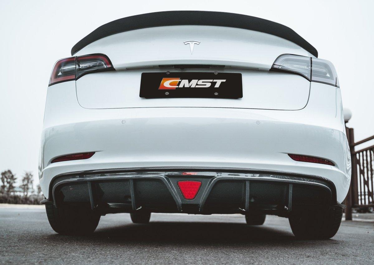 CMST Tuning V1 Rear Spoiler for Tesla Model 3 Performance/Base Sedan Carbon Fiber/FRP
