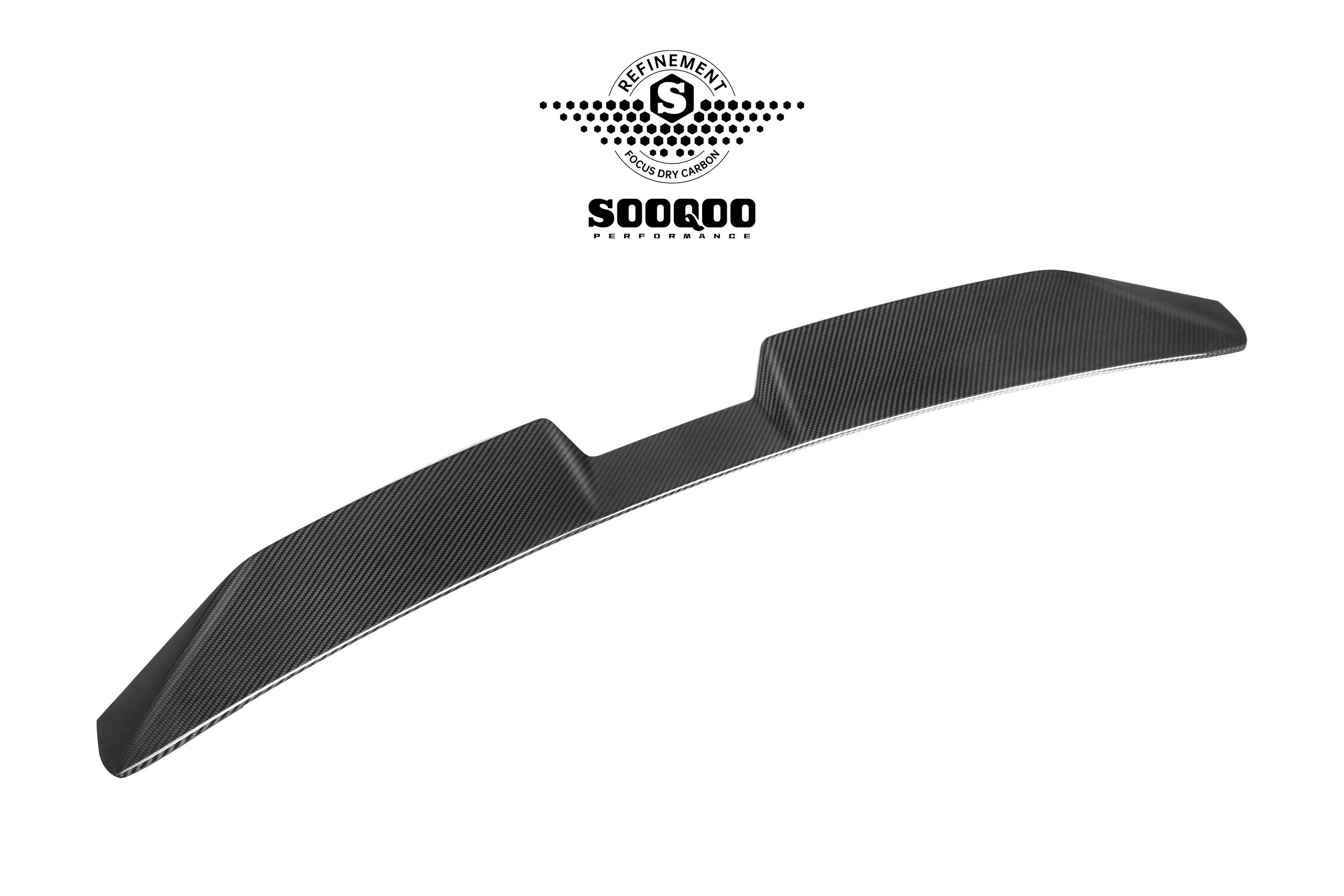 SOOQOO USA Rear Roof Spoiler for BMW M3 G80 2021-ON & 3 Series 330i M340i G20 2019-ON Sedan Dry Pre-preg Carbon Fiber