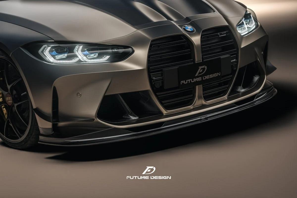 Future Design FD V2 Carbon Fiber Front Lip for M3 G80 & M4 G82 G83 2021-ON