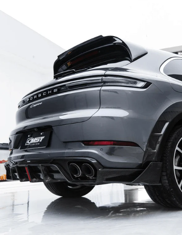 CMST Tuning Rear Roof Spoiler for Porsche Cayenne 9Y0.2 Base/S/AWD/E-Hybrid Carbon Fiber/FRP