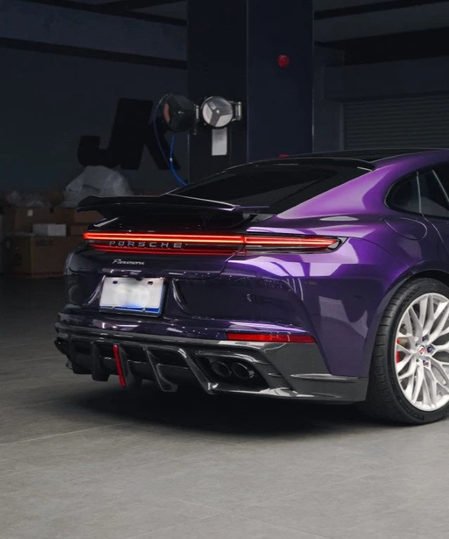 ArmorExtend AE Desgin ART Rear Diffuser for Porsche Panamera 976 E-Hybird GTS Turbo 2024-ON Dry Pre-preg Carbon Fiber