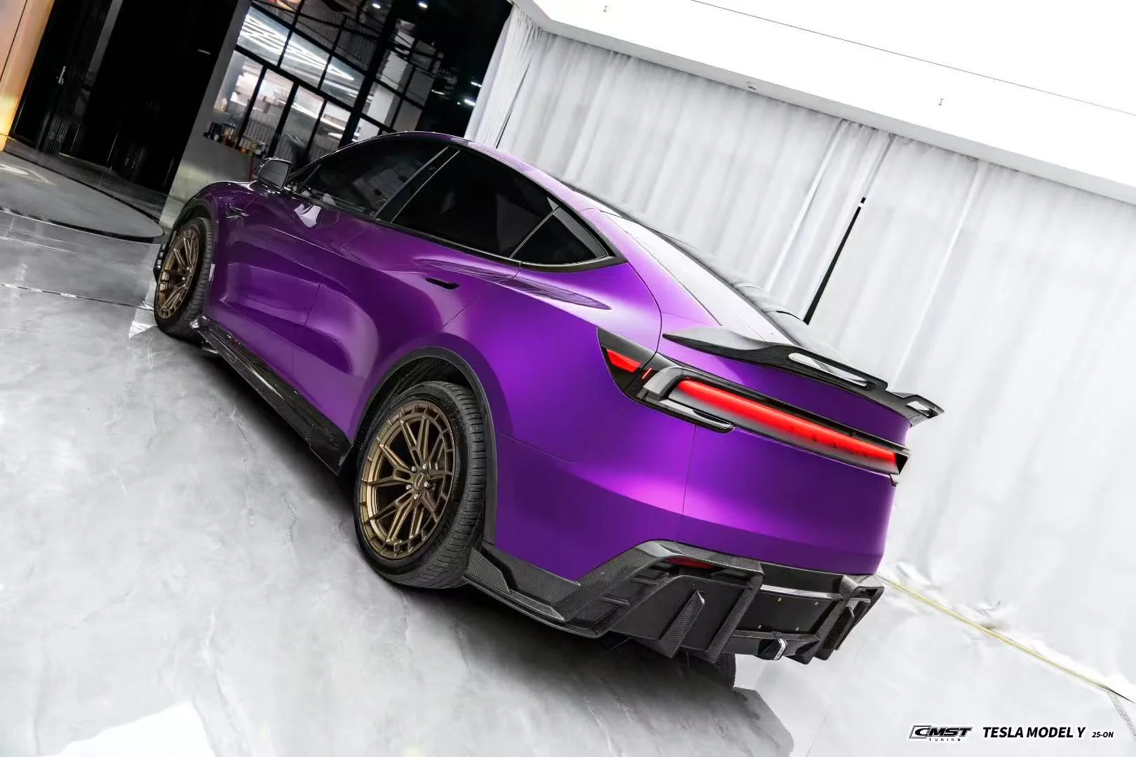 CMST Tuning V3 Rear Diffuser for Tesla Model Y Juniper 2026-ON Carbon Fiber / FRP