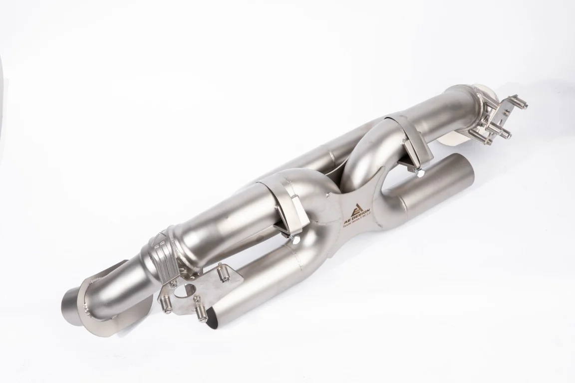 ArmorExtend Axle-back Exhaust with Valve for Porsche 911 992.1 2020-2024 & 992.2 Carerra 2025-ON Stainless Steel/Titanium