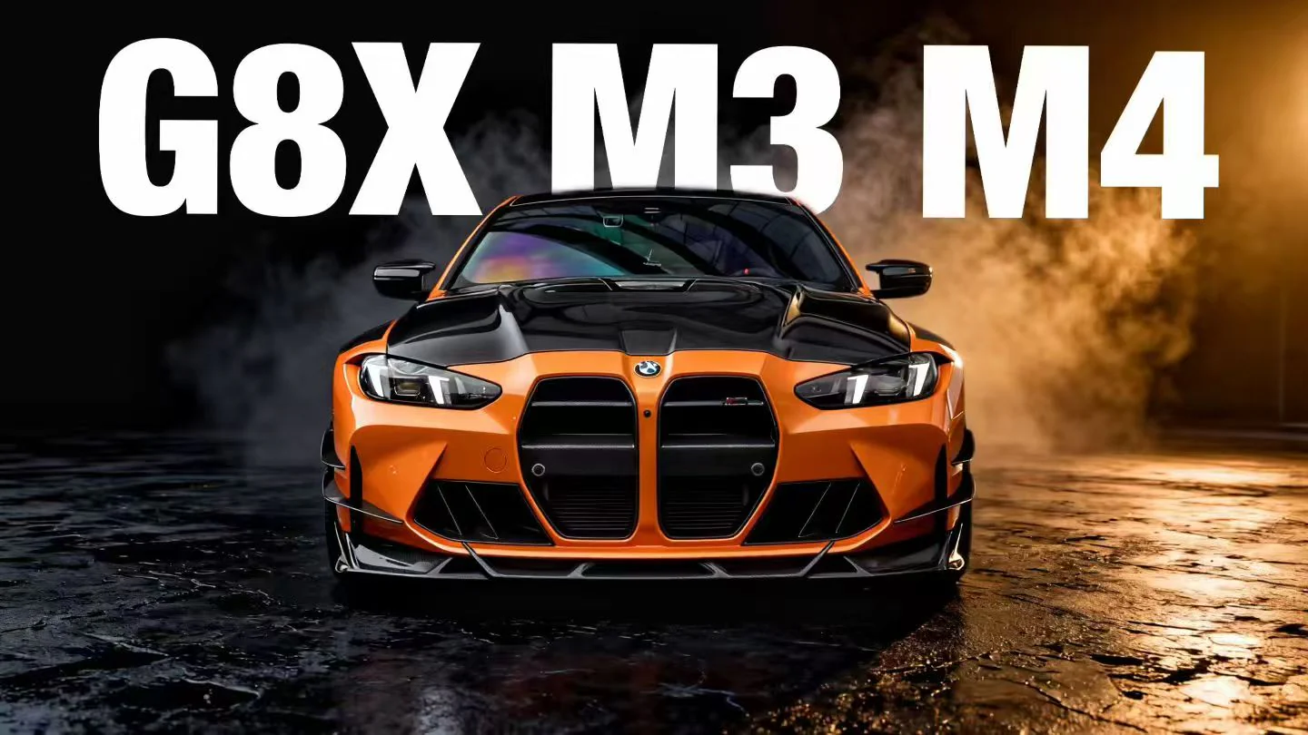 ArmorExtend Venom Sport Series Front Lip for BMW G80 G82 G83 M3 M4 Dry Pre-preg Carbon Carbon Fiber