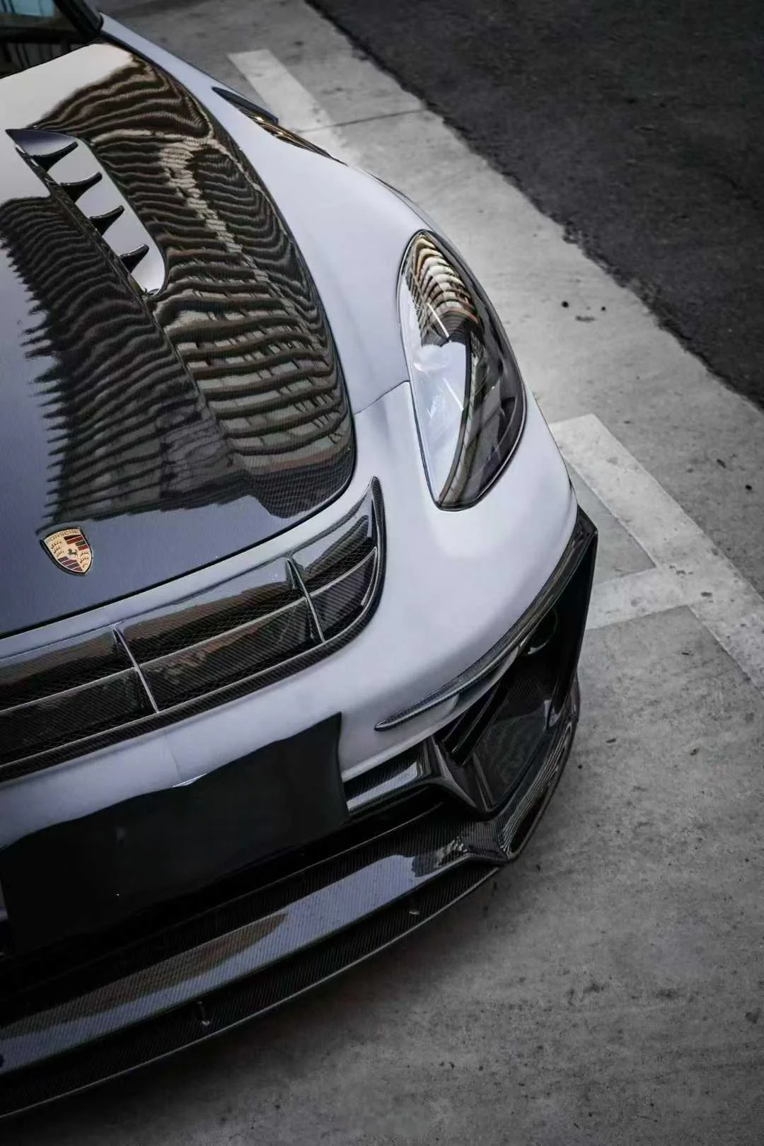 Aero Republic MSRY Style Hood Bonnet for Porsche Panamera 971.1 & 971.2 Base/4/4S/GTS/Turbo/Turbo S 2017-2023 Carbon Fiber