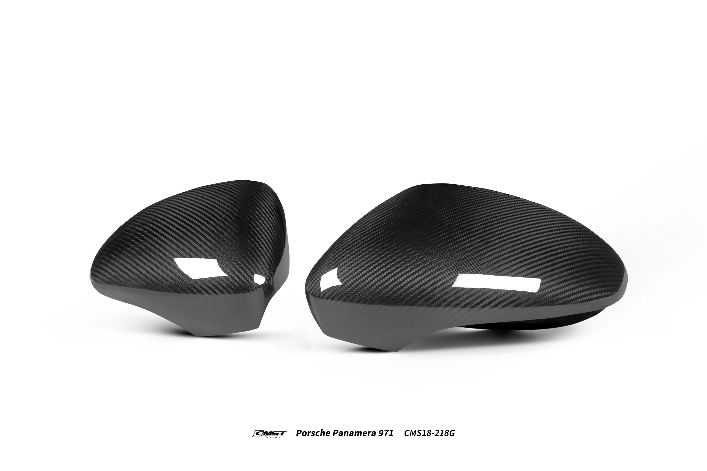 CMST Tuning Replacement Mirror Caps for Porsche Panamera 4 & 4S & Turbo 971.1 971.2 Carbon Fiber