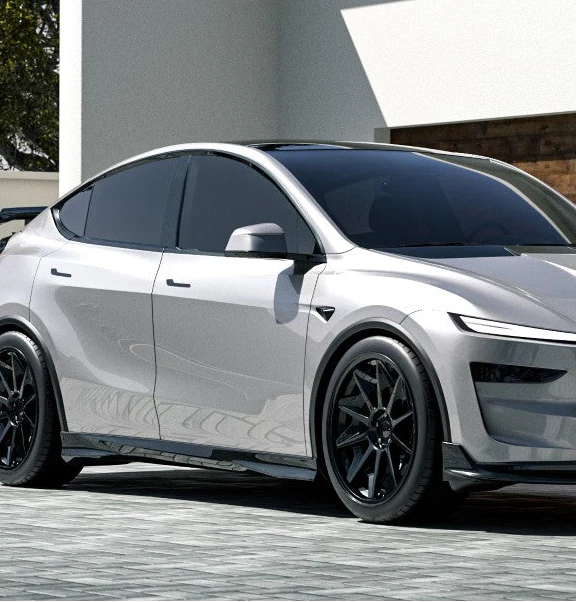 Robot Craftsman HIDROGAI Side Skirts for Tesla Model Y Juniper 2026-ON Carbon Fiber / FRP