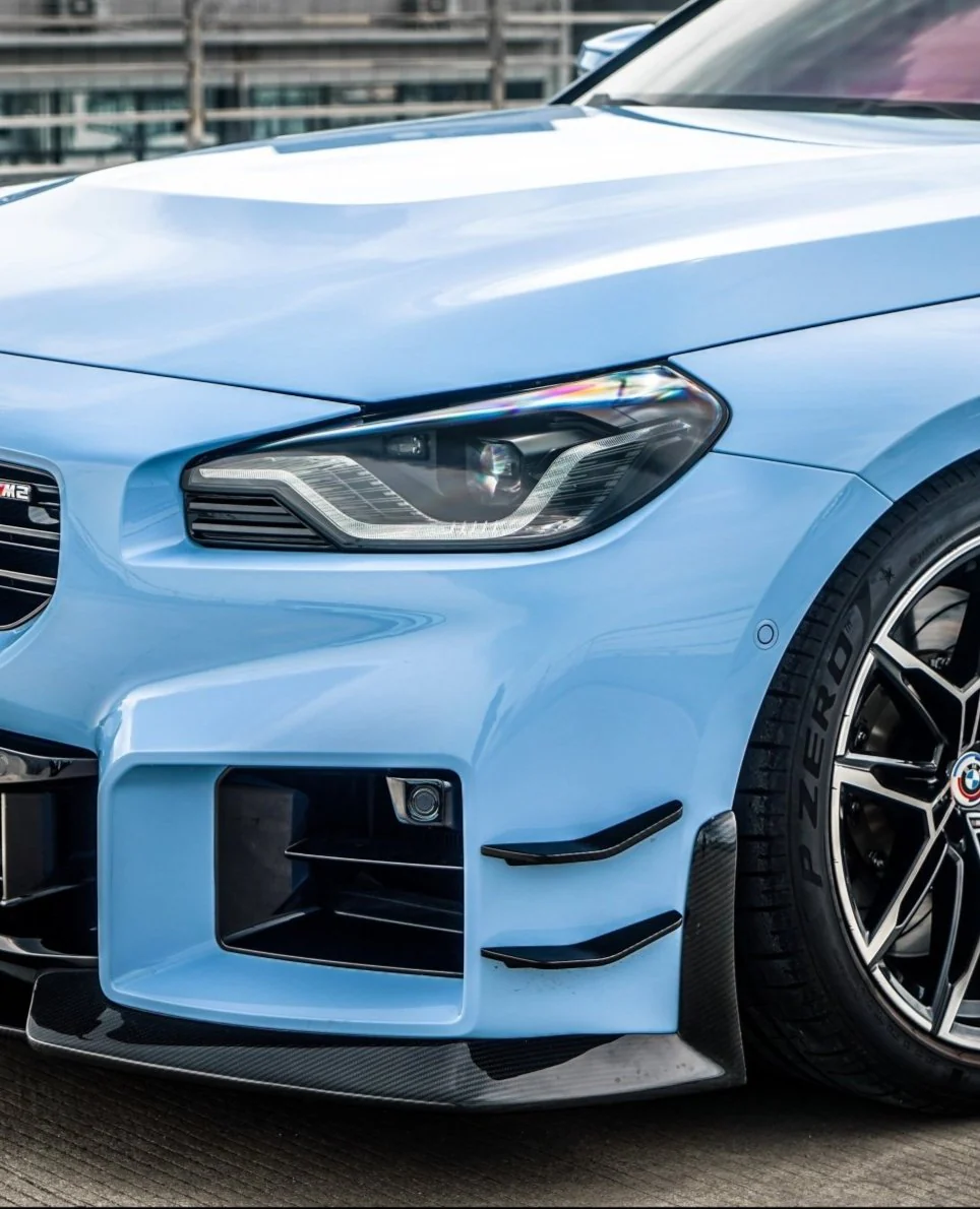 TAKD Front Bumper Canards for BMW M2 & M2C G87 Carbon Fiber