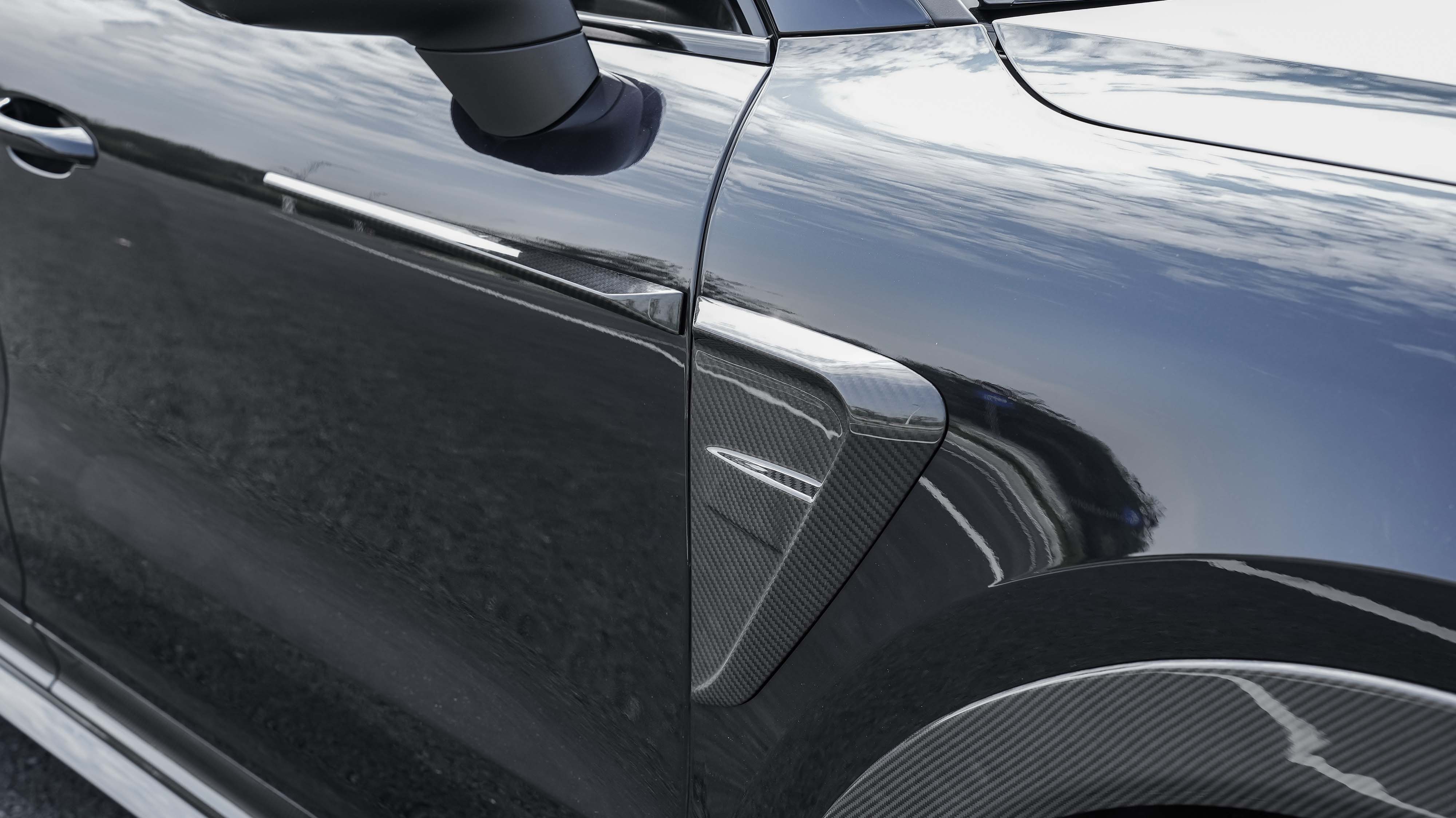 Ventus Veloce Fender Trims for Porsche Cayenne 9Y0 9Y0.1 9Y0.2 Coupe 9Y3 9Y3.1 9Y3.2 Turbo/E-Hybrid Carbon Fiber