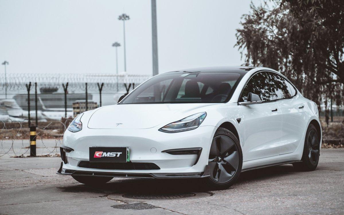 CMST Tuning V1 Side Skirts for Tesla Model 3 Performance/Base Carbon Fiber/FRP