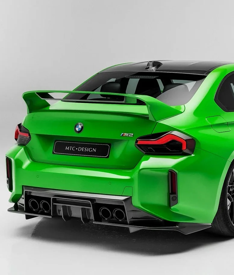 Future Design Carbon MTC V2 TrackPack Series Rear Diffuser & Canards for BMW M2 M2C G87 2023-ON Carbon Fiber / FRP