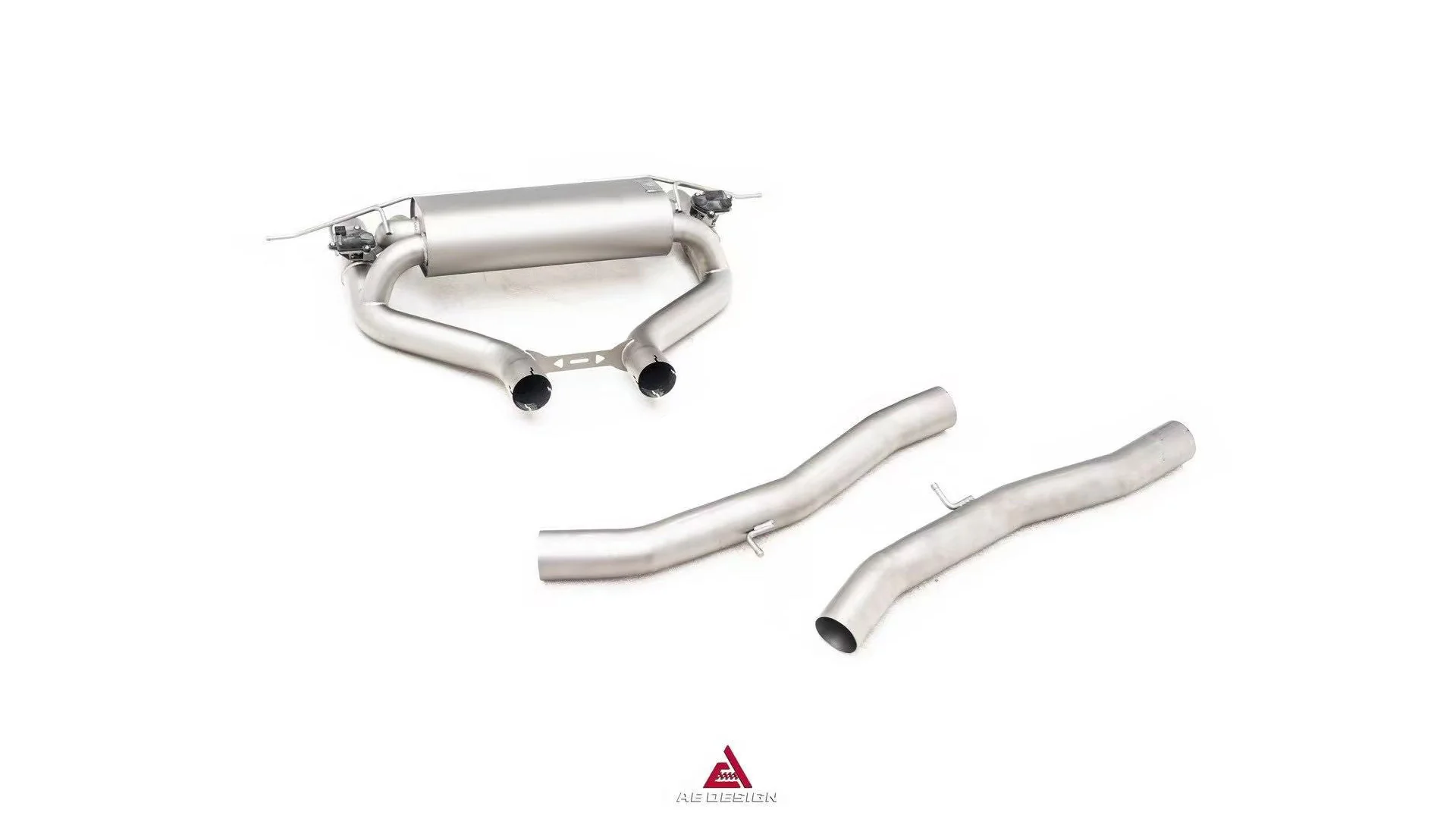 ArmorExtend Axle-back Exhaust Quadtips with Valve for BMW M3 G80/81 & M4 G82/83 2021-ON Titanium/Stainless Steel