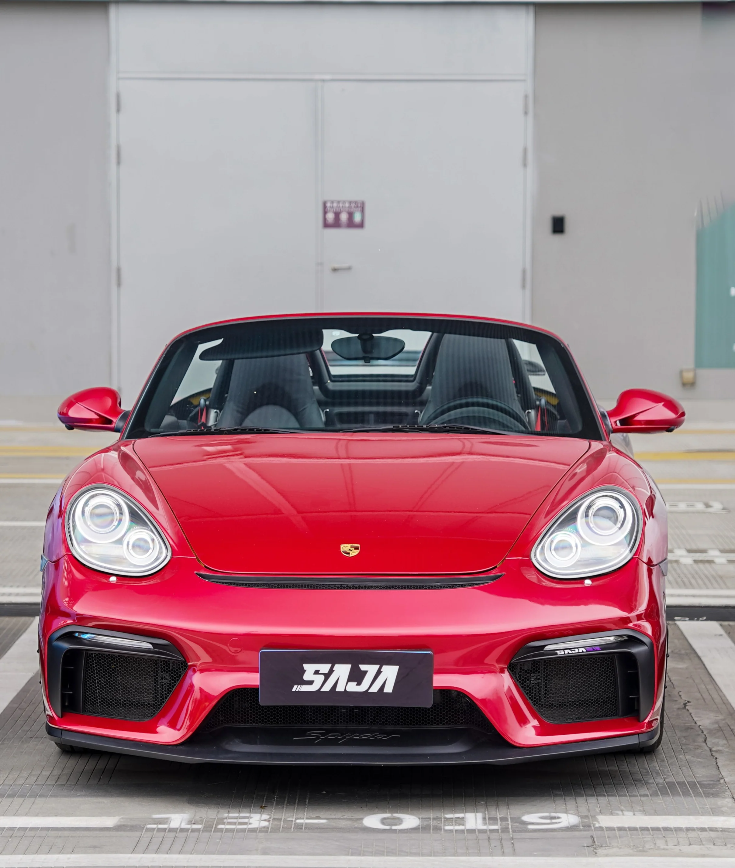 Dupont Tech GT4 Conversion Style Front Bumper & Trims for Porsche 987.1 987.2 2005-2012 Cayman & Boxster PP Polypropylene/Dry Carbon Fiber