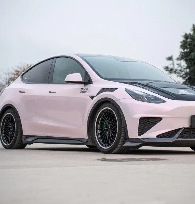 CMST Tuning V4 Side Skirts for Tesla Model Y Performance AWD Long Range RWD Carbon Fiber/FRP