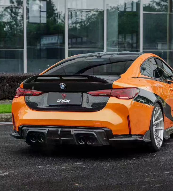 ArmorExtend Venom Sport Series Rear Diffuser & Canards for BMW M3 G80 G81 & M4 G82 G83 Dry Pre-preg Carbon Carbon Fiber