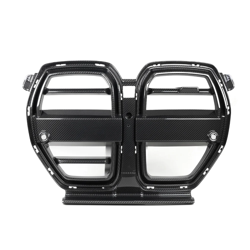 SOOQOO USA SQ-V Front Kidney Grill for BMW M3 G80 G81 & M4 G82 G83 2021-ON Dry Pre-preg Carbon Fiber