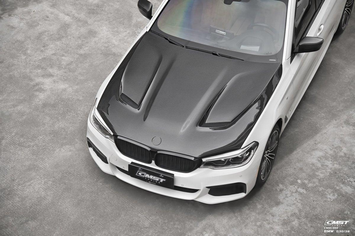CMST Tuning Vented V2 Hood Bonnet for BMW M550 540 M5/C G30 F90 Carbon Fiber/FRP