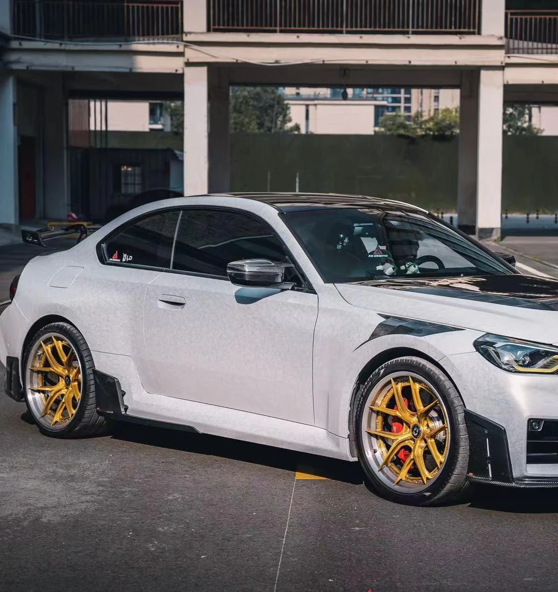 ArmorExtend ART Side Skirts for BMW M2 & M2C G87 Pre-preg Carbon Fiber