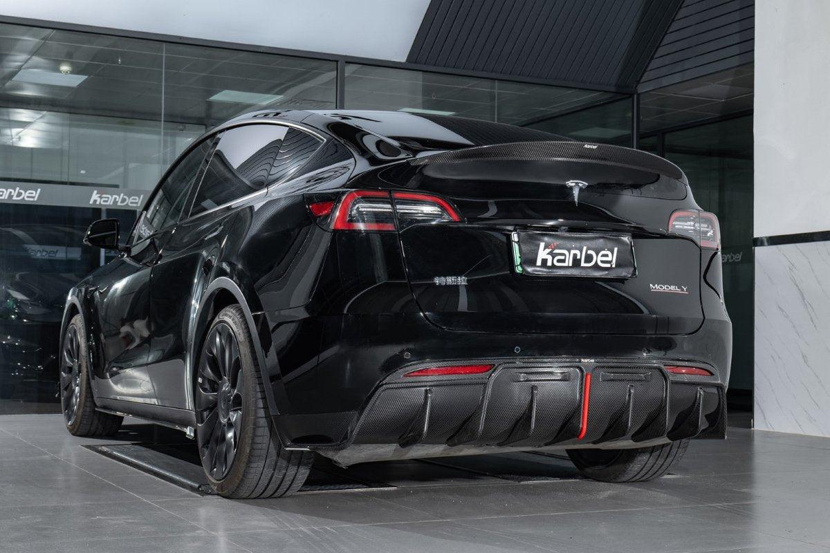 Karbel Carbon Rear Diffuser for Tesla Model Y / Performance Pre-preg Carbon Fiber
