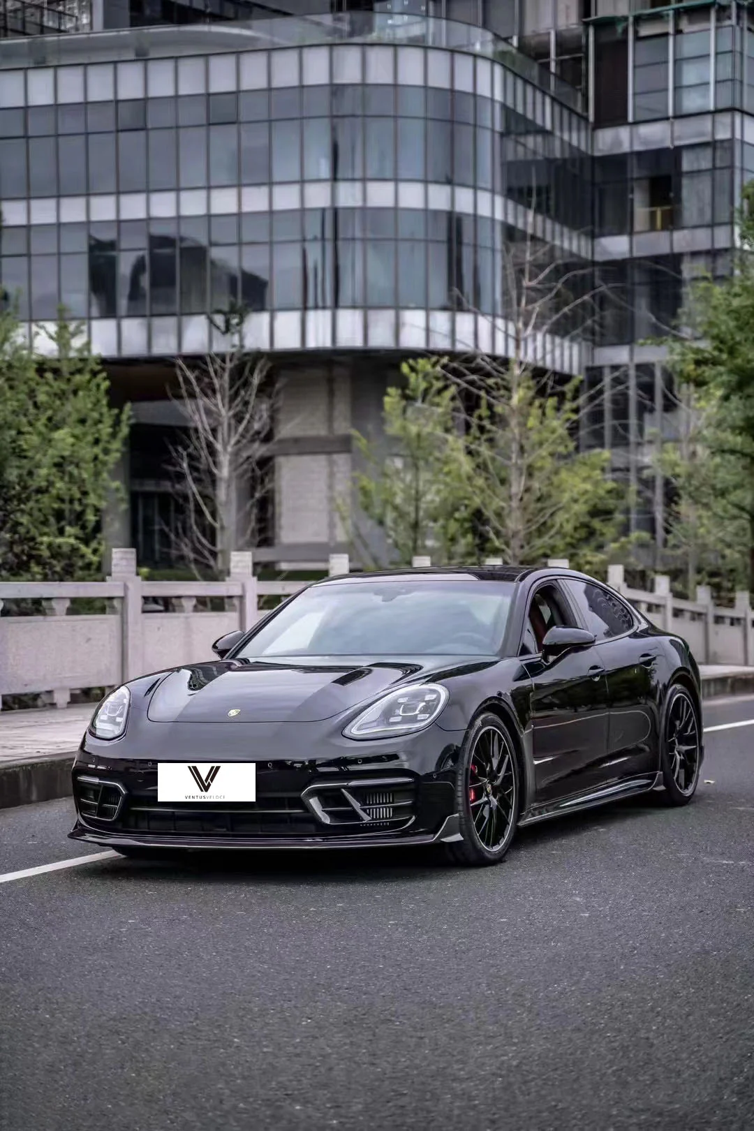 Ventus Veloce Side Skirts for Porsche Panamera 4 & 4S & Turbo 971.1 971.2 2017-2023 Dry Pre-preg Carbon Fiber