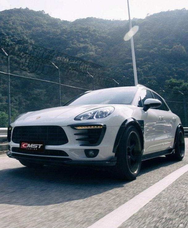CMST Tuning Front Lip for Porsche Macan 95B.1 Base/S 2015-2018 Carbon Fiber/FRP