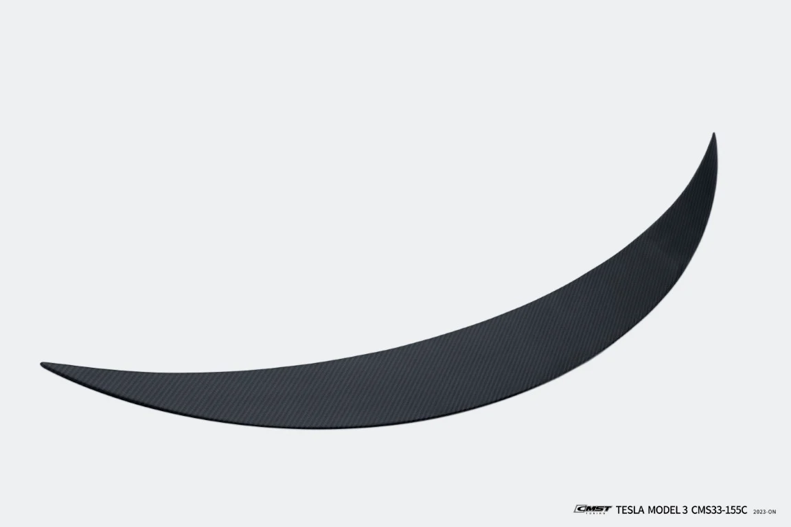 CMST Tuning V5 Rear Spoiler for Tesla Model 3 Highland / Performance Sedan Carbon Fiber/FRP