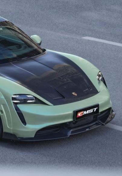 CMST Tuning Carbon Fiber & FPR Front Lip for Porsche Taycan 9J1 RWD/4S/GTS/Turbo S