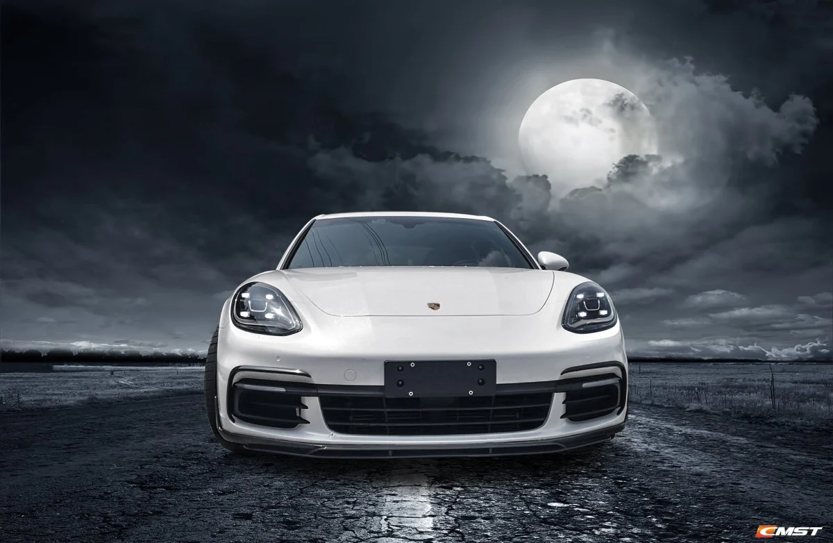 CMST Tuning Front Lip for Porsche Panamera 971.1 Turbo/Turbo S & RWD/Base/4/4S Carbon Fiber/FRP