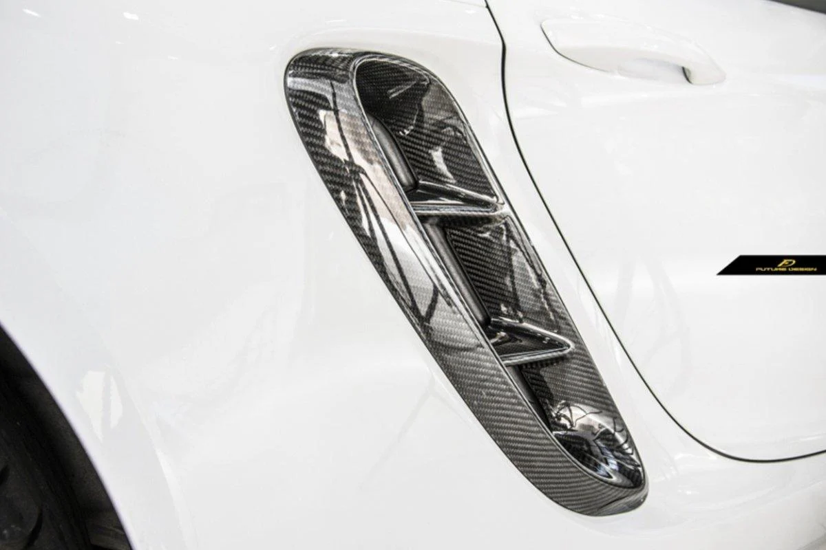 Future Design Carbon Porsche 718 Cayman / Boxster Carbon Fiber Side Vents Cover