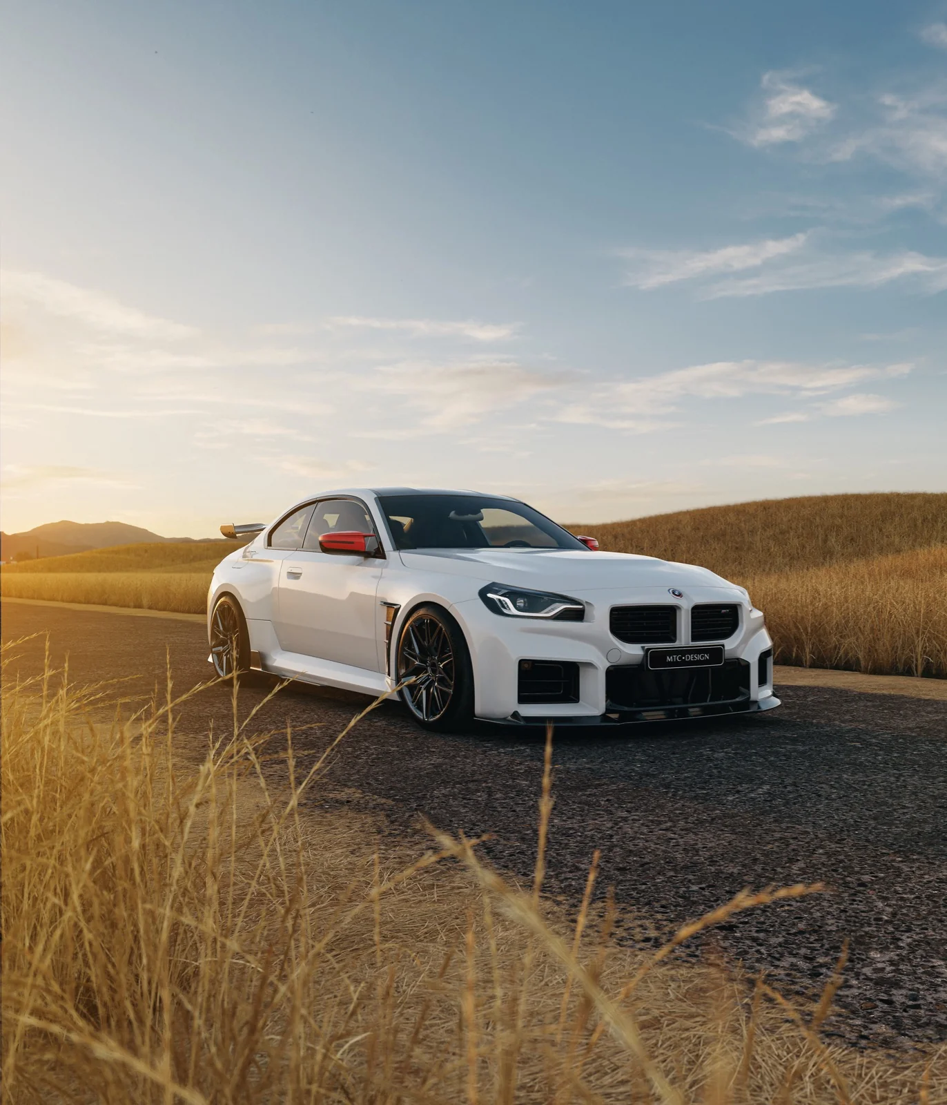 Future Design Carbon MTC V1 Front Lip for BMW M2 M2C G87 2023-ON Carbon Fiber / FRP