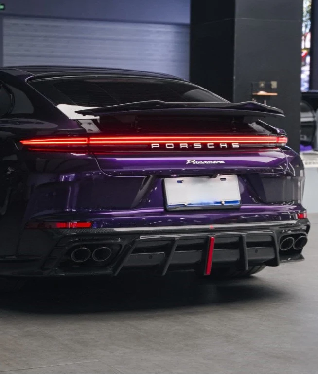 ArmorExtend AE Desgin ART Rear Lip Spoiler for Porsche Panamera 976 GTS Turbo 2024-ON Dry Pre-preg Carbon Fiber