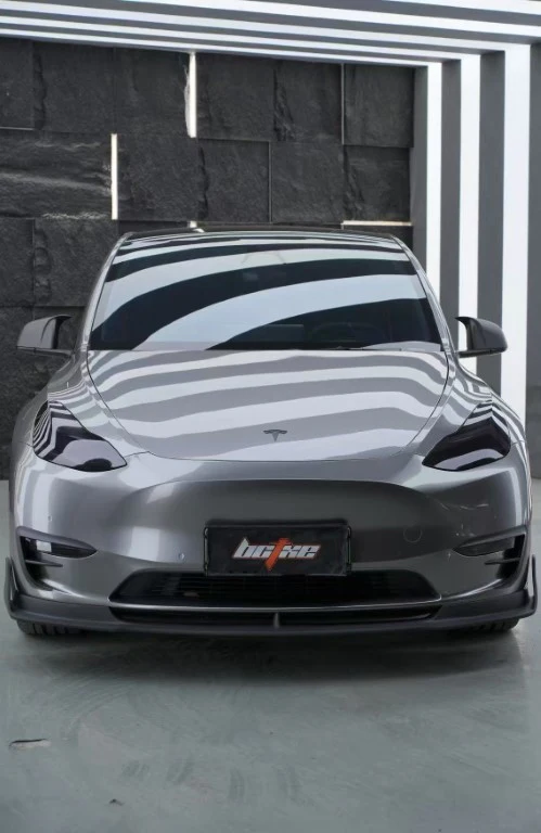 BCTXE Tuning V1 Front Lip for Tesla Model Y Performance Standard 2020-2025 Carbon Fiber