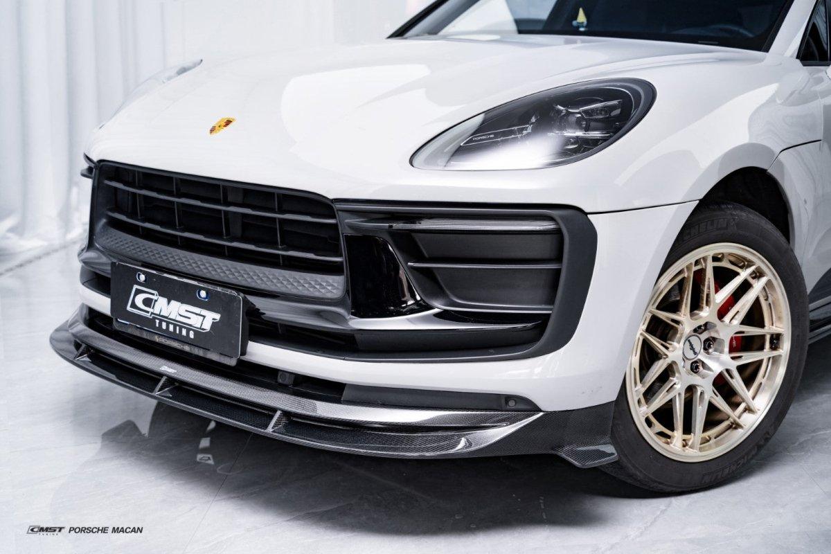 CMST Tuning Front Lip for Porsche Macan 95B.3 Base/S/T/GTS/Turbo Carbon Fiber / FRP