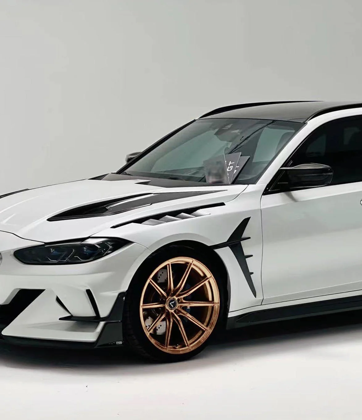 Geex Village Hommage+ Front Fenders for BMW M3CS M3C M3 G80 G81 2021-ON Carbon Fiber