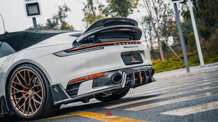 ArmorExtend ART Rear Diffuser Replacement for Porsche 911 992 Carrera Pre-preg Carbon Fiber