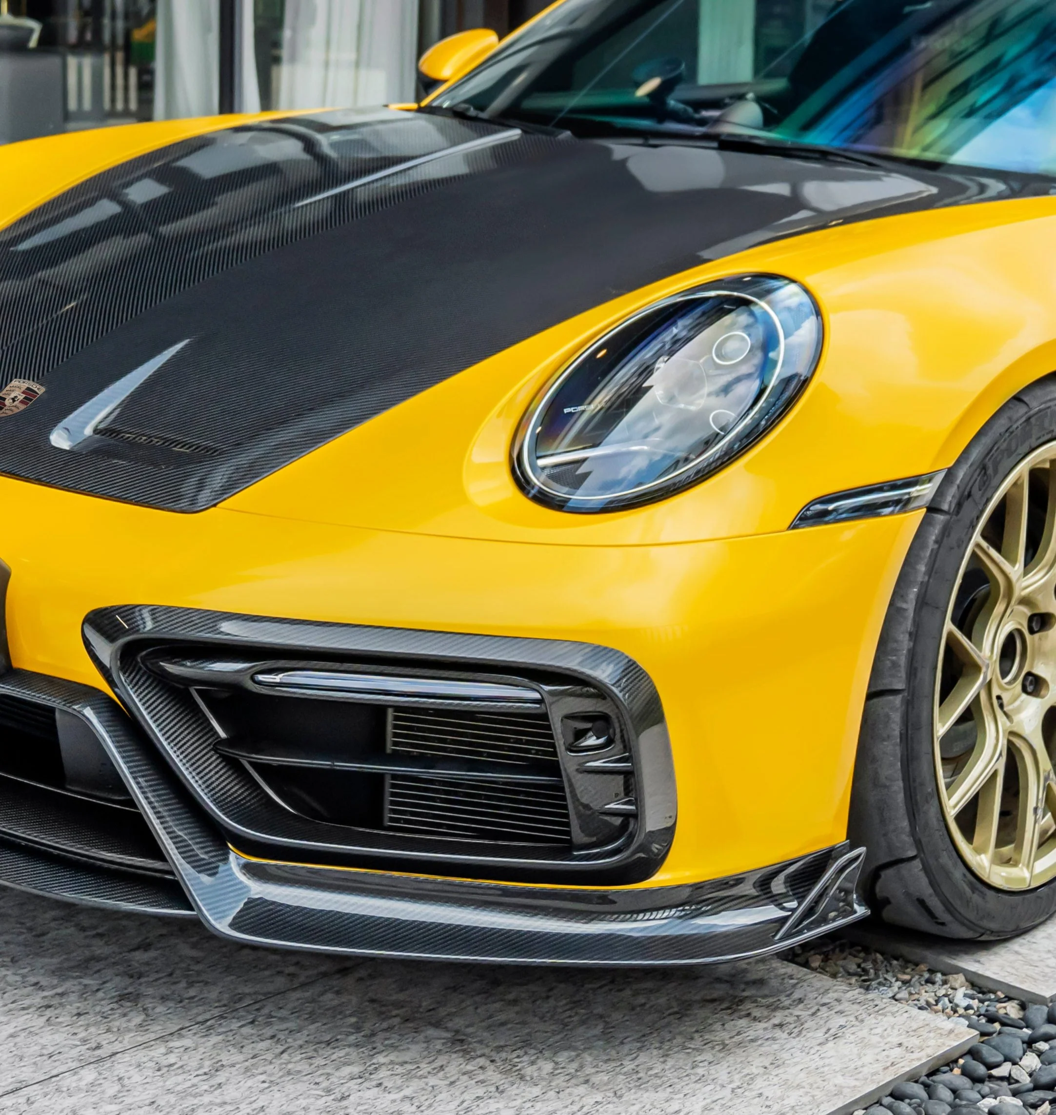 CMST Tuning Upper Valences for Porsche 992 992.1 Carrera Base/Targa 4S/GTS Carbon Fiber/FRP