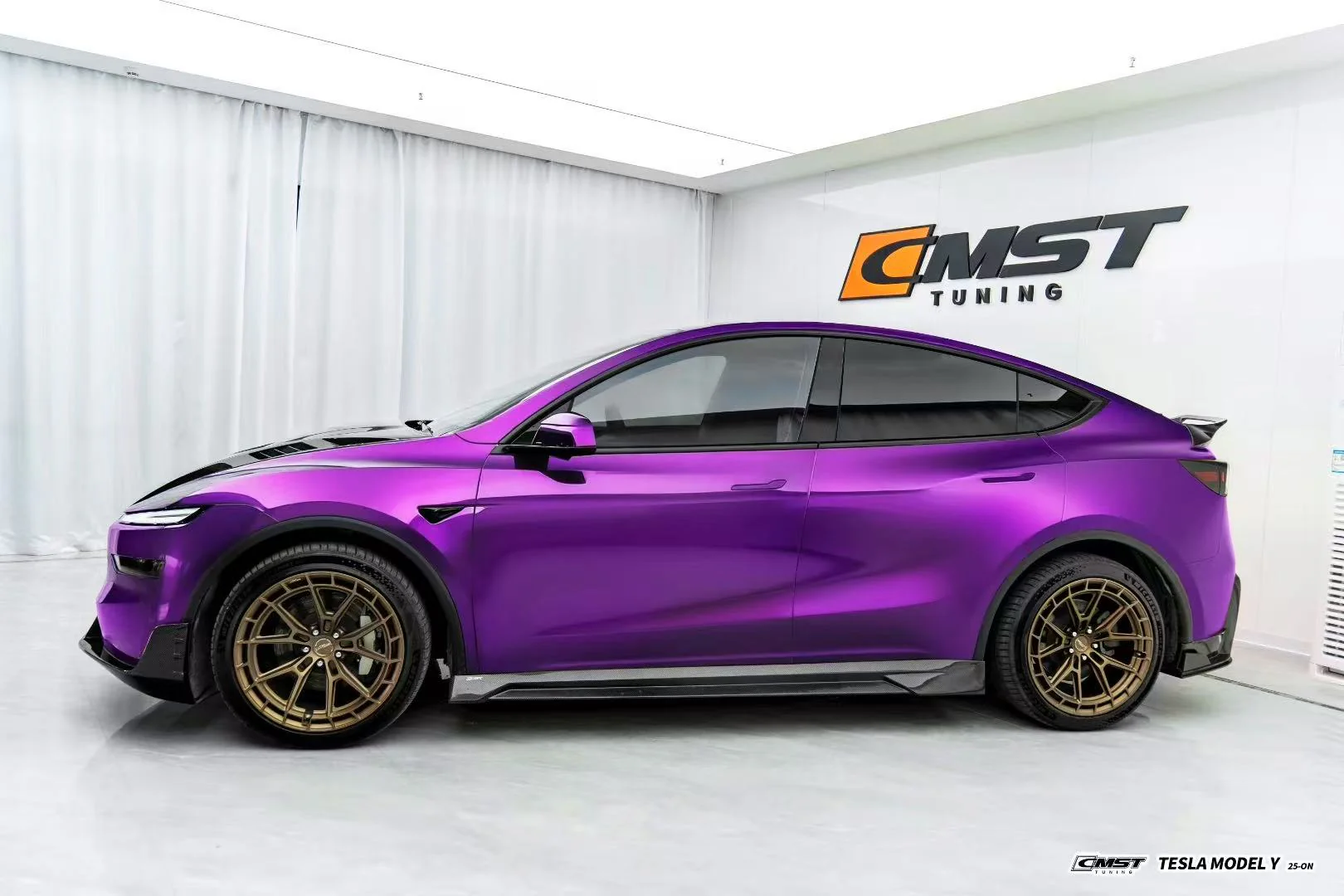 CMST Tuning V3 Side Skirts for Tesla Model Y Juniper 2026-ON Carbon Fiber / FRP