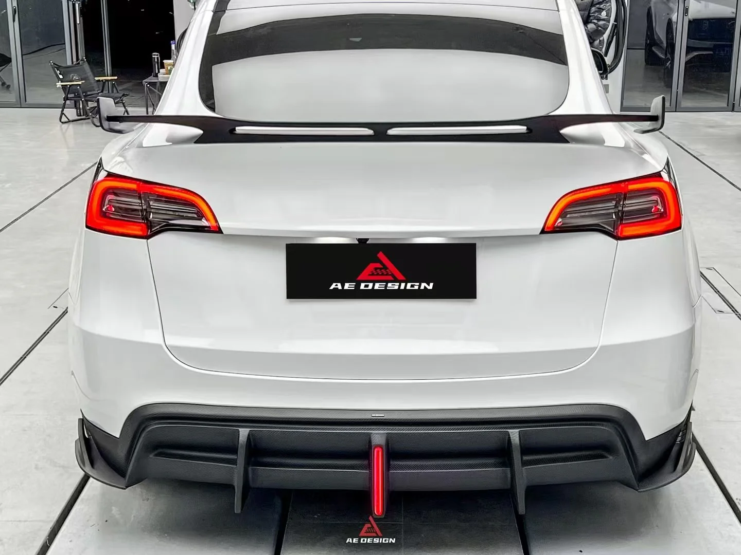ArmorExtend AE Rear Wing for Tesla Model Y Performance AWD Long Range RWD Standard Carbon Fiber