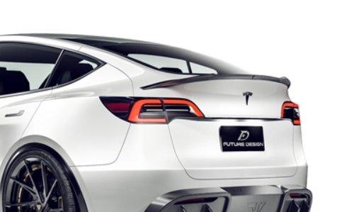 Future Design Carbon Fiber FD V1 REAR SPOILER for Tesla Model Y / Performance
