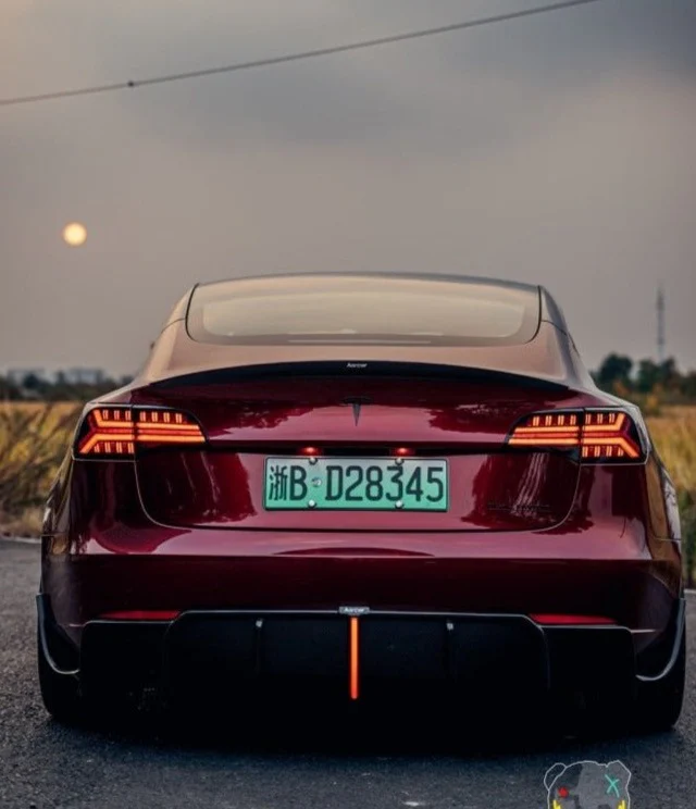 Karbel Carbon Rear Spoiler for Tesla Model 3 / Performance Sedan Pre-preg Carbon Fiber