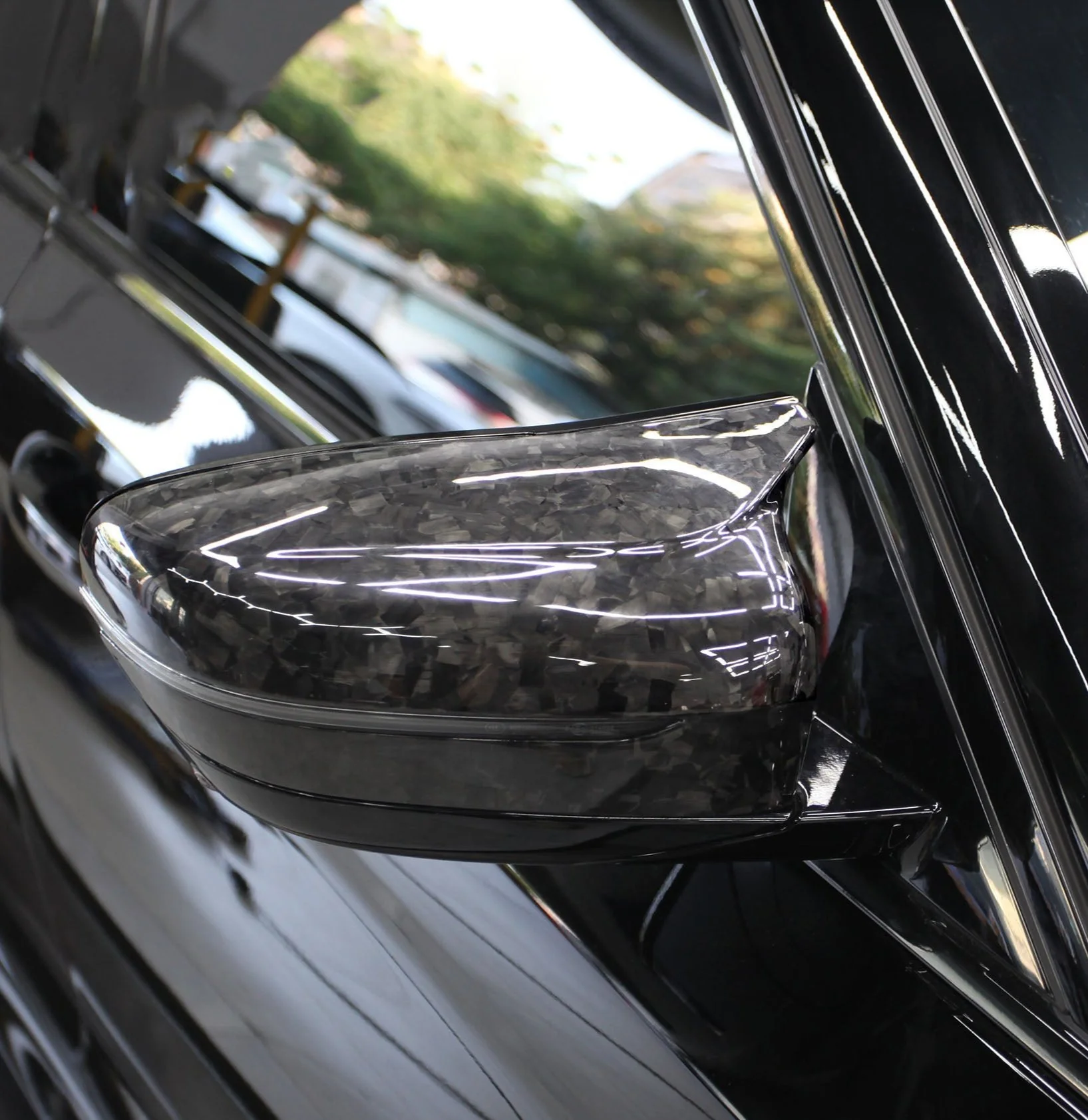 Aero Republic OE Style/LHD/RHD Replacement Mirror Caps for BMW M5/M5C F90 Carbon Fiber