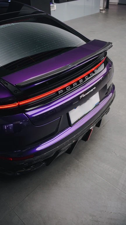 ArmorExtend AE Desgin ART Rear Lip Spoiler for Porsche Panamera 976 GTS Turbo 2024-ON Dry Pre-preg Carbon Fiber