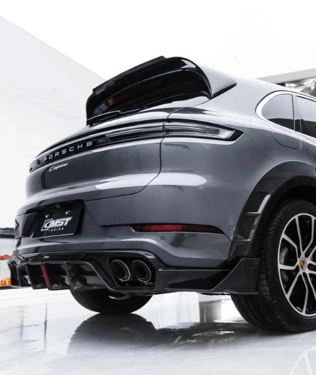 CMST Tuning Rear Diffuser & Canards for Porsche Cayenne 9Y0 9Y3 Carbon Fiber/FRP