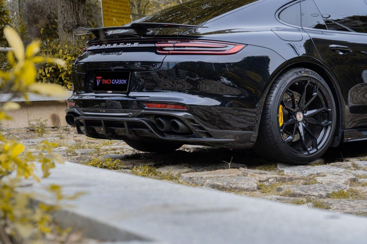 TAKD Carbon Rear Spoiler for Porsche Panamera RWD/Base/4/4S/GTS/Turbo/Turbo S 971.1 971.2 Carbon Fiber