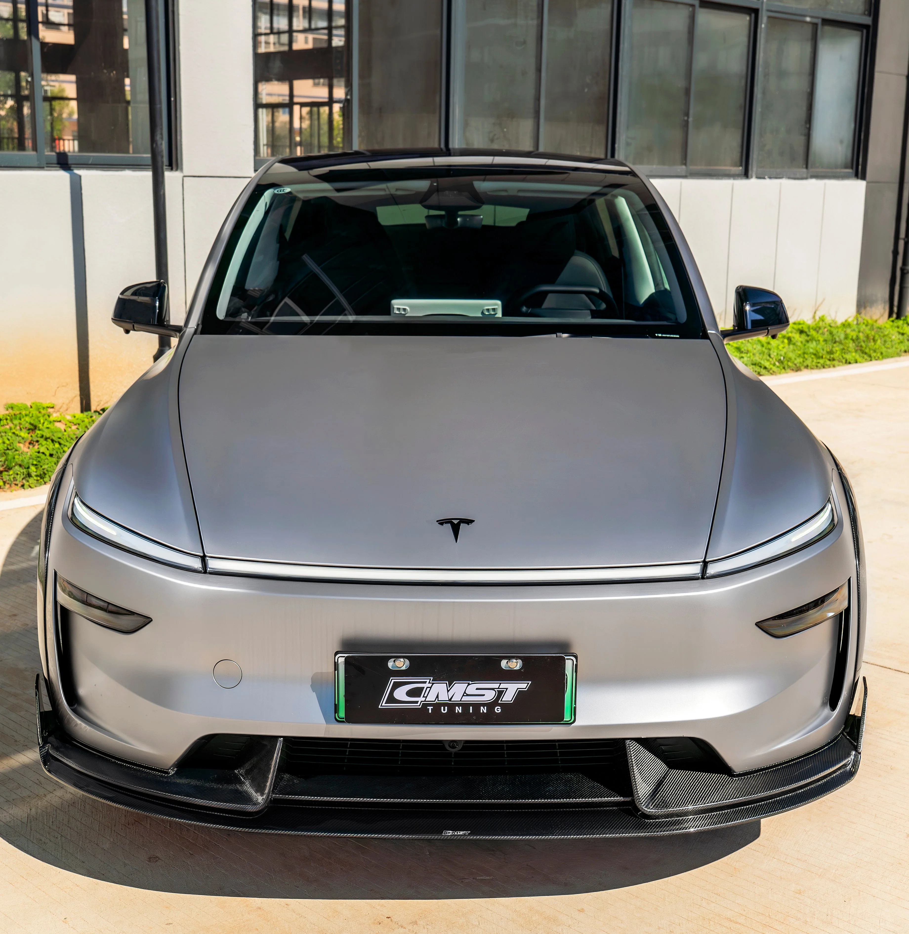 CMST Tuning V5 Front Lip & Splitter for Tesla Model Y Juniper Base 2026-ON Carbon Fiber / FRP